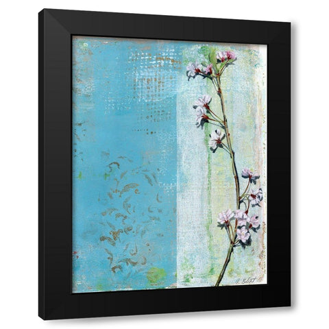 Willow Bloom I Black Modern Wood Framed Art Print by Blixt, Ingrid