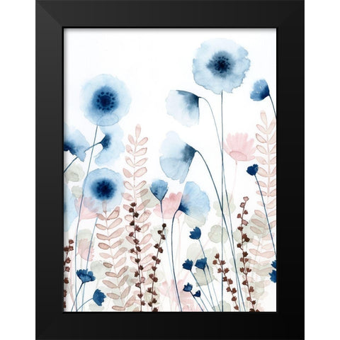Sweet Flower Field I Black Modern Wood Framed Art Print by Popp, Grace