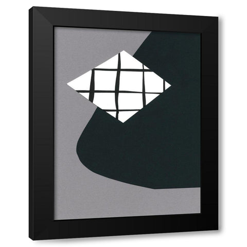 Echos of Memphis III Black Modern Wood Framed Art Print by Stramel, Renee W.