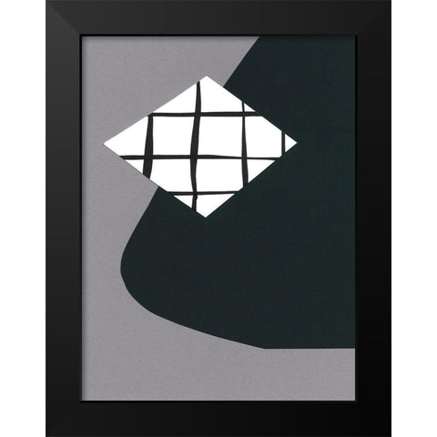Echos of Memphis III Black Modern Wood Framed Art Print by Stramel, Renee W.