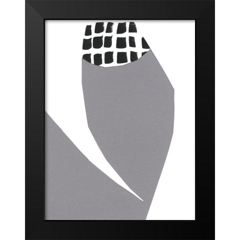 Echos of Memphis IV Black Modern Wood Framed Art Print by Stramel, Renee W.