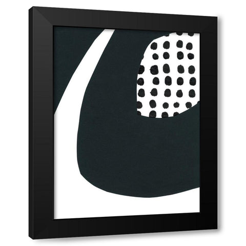 Echos of Memphis V Black Modern Wood Framed Art Print by Stramel, Renee W.