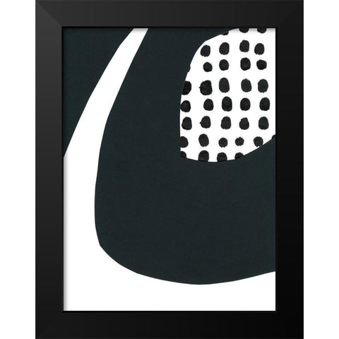 Echos of Memphis V Black Modern Wood Framed Art Print by Stramel, Renee W.