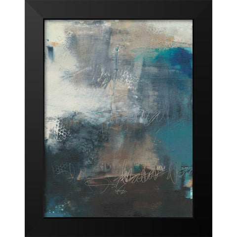 Umbra III Black Modern Wood Framed Art Print by Jachimiec, Sue
