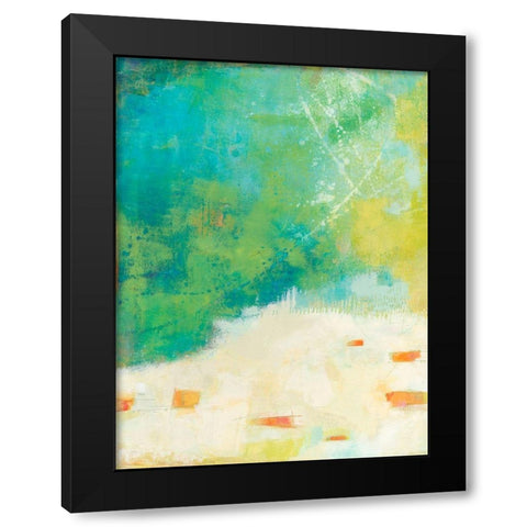 Morgan Black Modern Wood Framed Art Print by Jachimiec, Sue