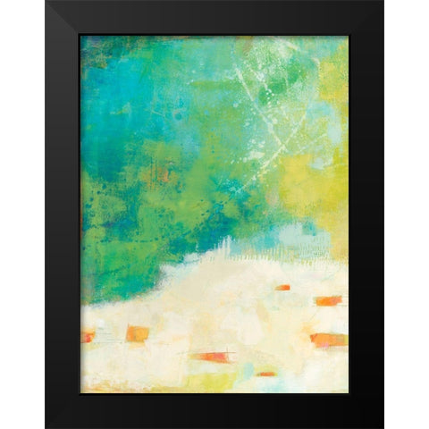 Morgan Black Modern Wood Framed Art Print by Jachimiec, Sue