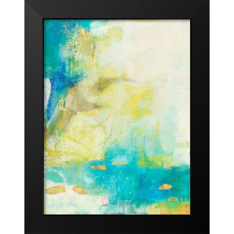 Coze Black Modern Wood Framed Art Print by Jachimiec, Sue