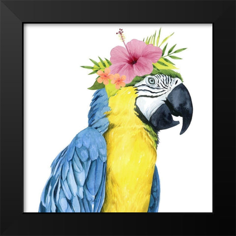 Tropical Halo II Black Modern Wood Framed Art Print by Popp, Grace