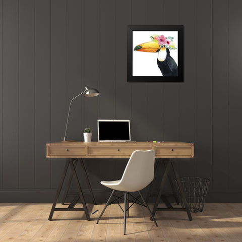 Tropical Halo III Black Modern Wood Framed Art Print by Popp, Grace