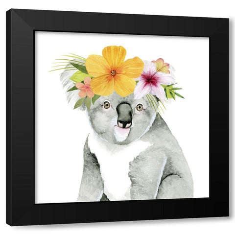 Tropical Halo VII Black Modern Wood Framed Art Print by Popp, Grace