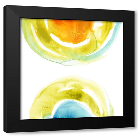 Prisma Circuit I Black Modern Wood Framed Art Print by Vess, June Erica