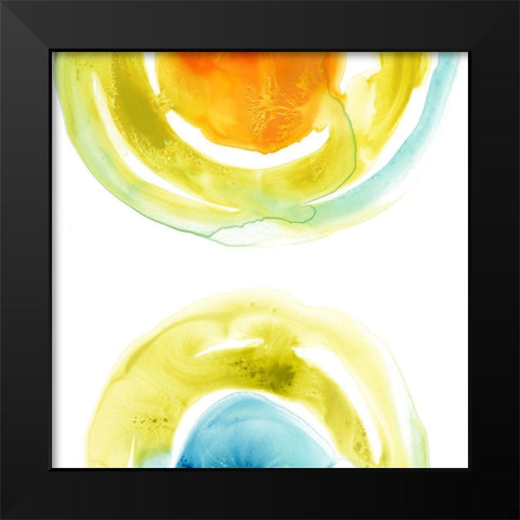 Prisma Circuit I Black Modern Wood Framed Art Print by Vess, June Erica