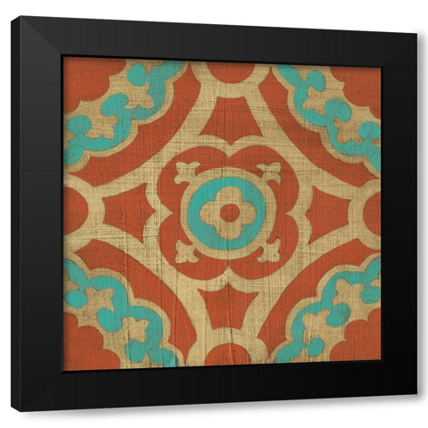 Masala III Black Modern Wood Framed Art Print with Double Matting by Zarris, Chariklia