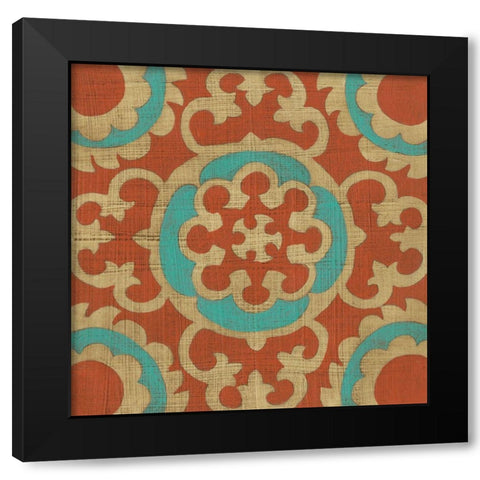 Masala IV Black Modern Wood Framed Art Print with Double Matting by Zarris, Chariklia