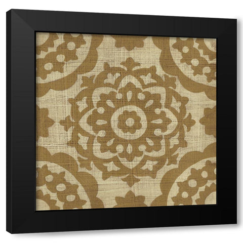 Neutral Masala I Black Modern Wood Framed Art Print with Double Matting by Zarris, Chariklia