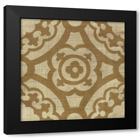 Neutral Masala III Black Modern Wood Framed Art Print with Double Matting by Zarris, Chariklia