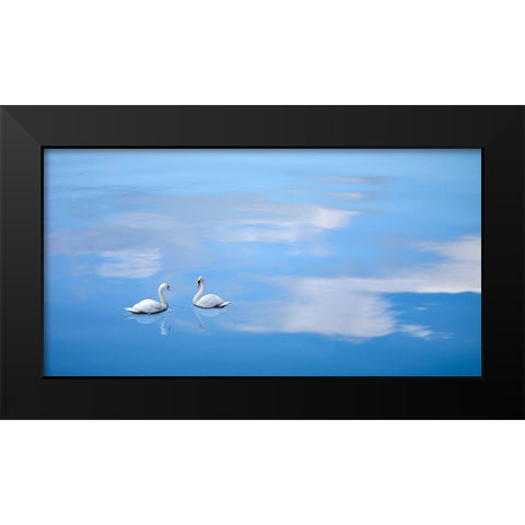 Dusk and Water VI Black Modern Wood Framed Art Print by McLoughlin, James