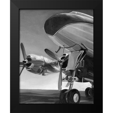 Aviation Icon II Black Modern Wood Framed Art Print by Harper, Ethan