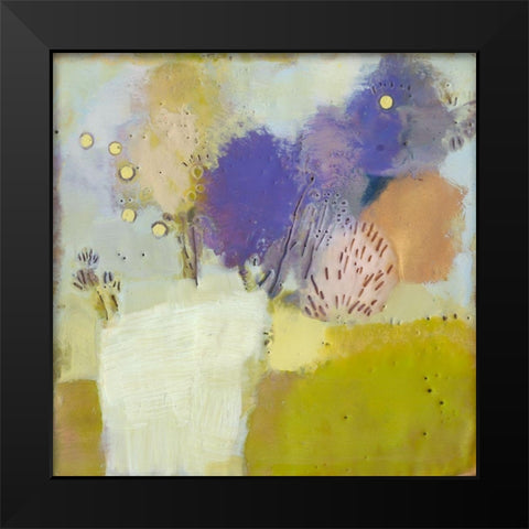 Blume I Black Modern Wood Framed Art Print by Jachimiec, Sue