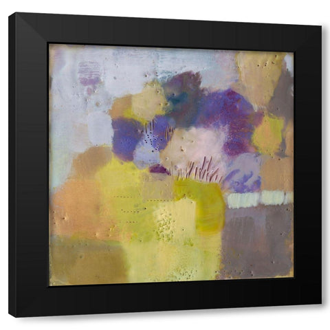 Blume IV Black Modern Wood Framed Art Print by Jachimiec, Sue