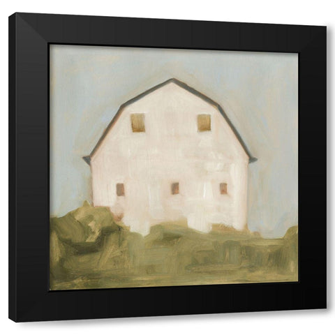 Serene Barn III Black Modern Wood Framed Art Print with Double Matting by Scarvey, Emma