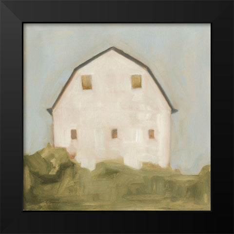 Serene Barn III Black Modern Wood Framed Art Print by Scarvey, Emma