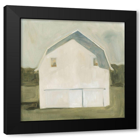 Serene Barn VI Black Modern Wood Framed Art Print with Double Matting by Scarvey, Emma