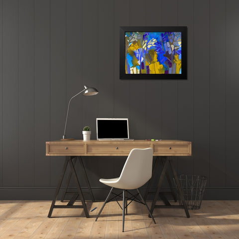 May  Black Modern Wood Framed Art Print by Ferrell, Erin McGee