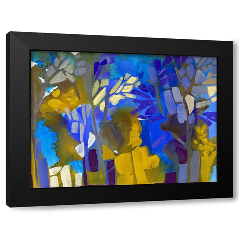 May  Black Modern Wood Framed Art Print by Ferrell, Erin McGee