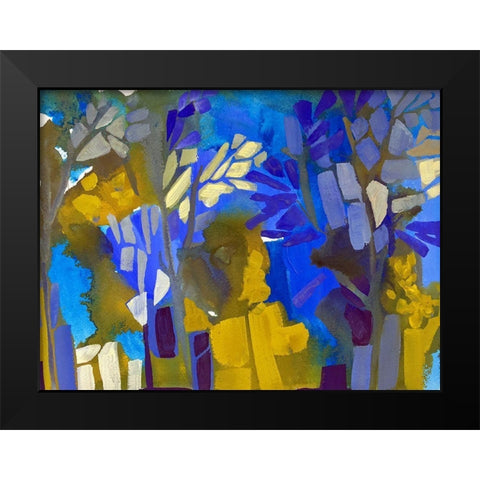May  Black Modern Wood Framed Art Print by Ferrell, Erin McGee