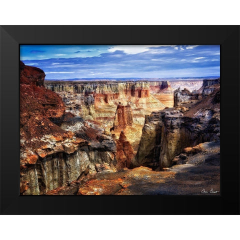 Valley Beauty III Black Modern Wood Framed Art Print by Drost, David
