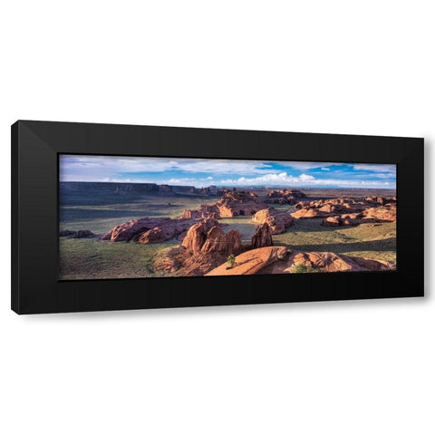 Valley Beauty VIII Black Modern Wood Framed Art Print with Double Matting by Drost, David