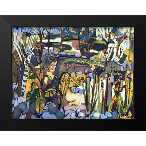 Urban Garden - June Black Modern Wood Framed Art Print by Ferrell, Erin McGee