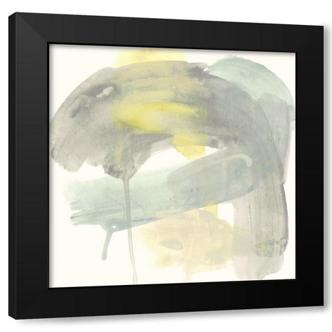 Lunar Sunrise I Black Modern Wood Framed Art Print with Double Matting by Vess, June Erica