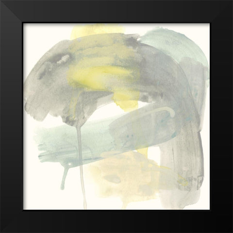 Lunar Sunrise I Black Modern Wood Framed Art Print by Vess, June Erica