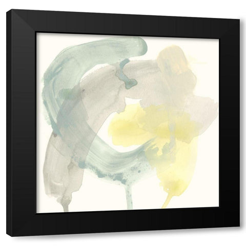 Lunar Sunrise II Black Modern Wood Framed Art Print by Vess, June Erica