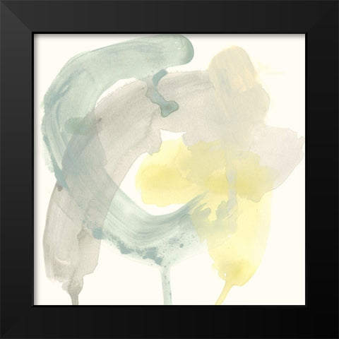 Lunar Sunrise II Black Modern Wood Framed Art Print by Vess, June Erica