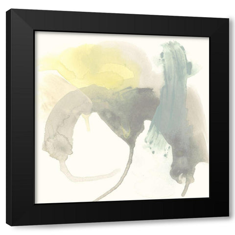 Lunar Sunrise III Black Modern Wood Framed Art Print by Vess, June Erica