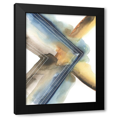 Cassini II Black Modern Wood Framed Art Print by Zarris, Chariklia