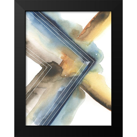 Cassini II Black Modern Wood Framed Art Print by Zarris, Chariklia