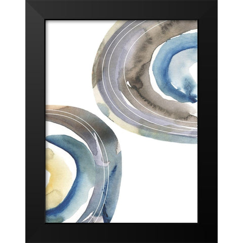 Cassini IV Black Modern Wood Framed Art Print by Zarris, Chariklia