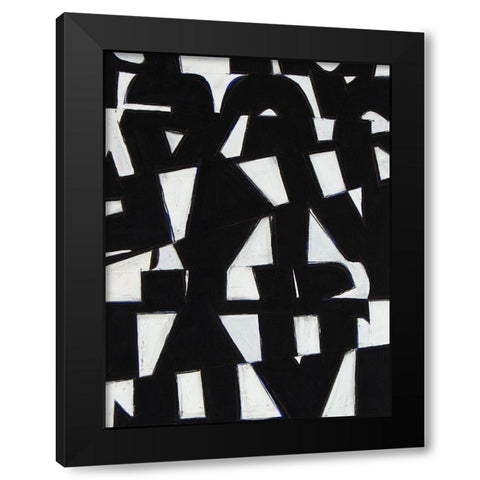 Native Gold I Black Modern Wood Framed Art Print with Double Matting by Delamater, Rob