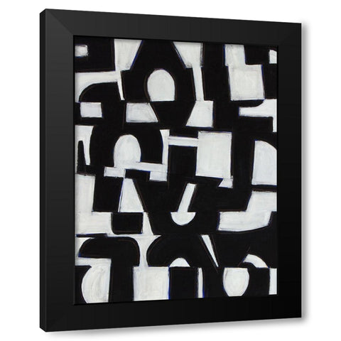 Native Gold II Black Modern Wood Framed Art Print by Delamater, Rob