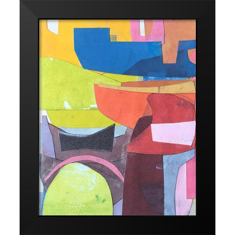 Journeymans Papers VI Black Modern Wood Framed Art Print by Delamater, Rob