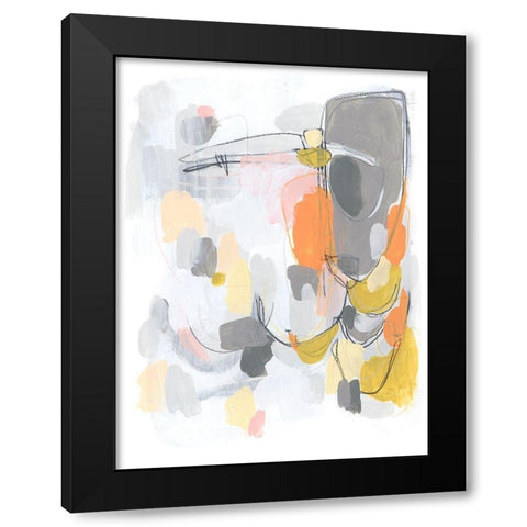Scale II Black Modern Wood Framed Art Print by Vess, June Erica