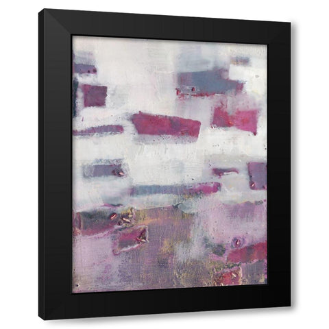 Tilde V Black Modern Wood Framed Art Print by Jachimeic, Sue