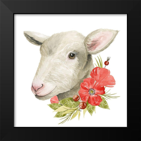 Poppy Farm III Black Modern Wood Framed Art Print by Popp, Grace