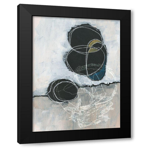 Primary Orbs I Black Modern Wood Framed Art Print with Double Matting by Parker, Jennifer Paxton