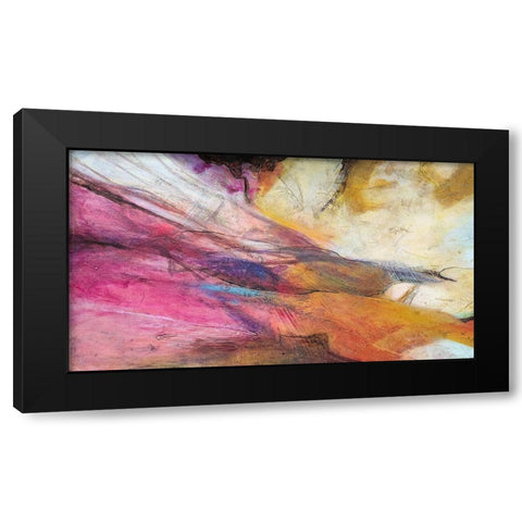 Expression Abstracta II Black Modern Wood Framed Art Print with Double Matting by Villarreal, Gabriela