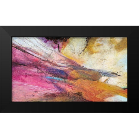 Expression Abstracta II Black Modern Wood Framed Art Print by Villarreal, Gabriela